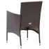 Set muebles de jardín con cojines 7 pzas ratán sintético
