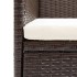 Set muebles de jardín con cojines 7 pzas ratán sintético