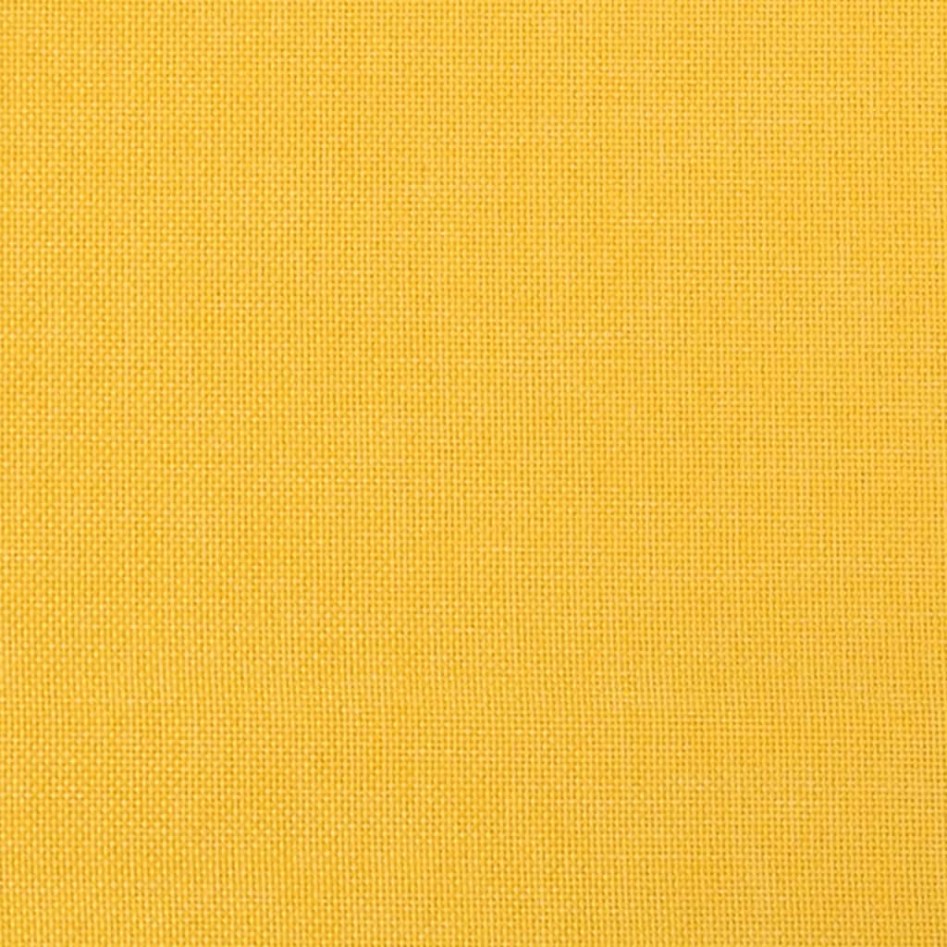 Sillón de relax con reposapiés tela amarillo
