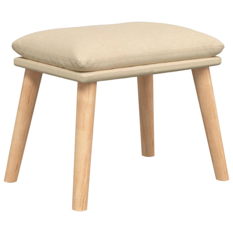 Sillón de relax con taburete tela color