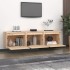 Muebles para TV 3 piezas madera maciza de