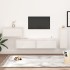 Muebles para TV 4 piezas madera maciza de pino