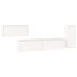 Muebles para TV 4 piezas madera maciza de pino