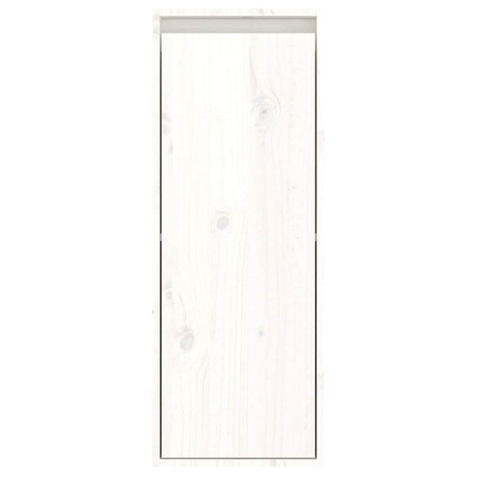 Muebles para TV 4 piezas madera maciza de pino