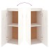 Muebles para TV 4 piezas madera maciza de pino