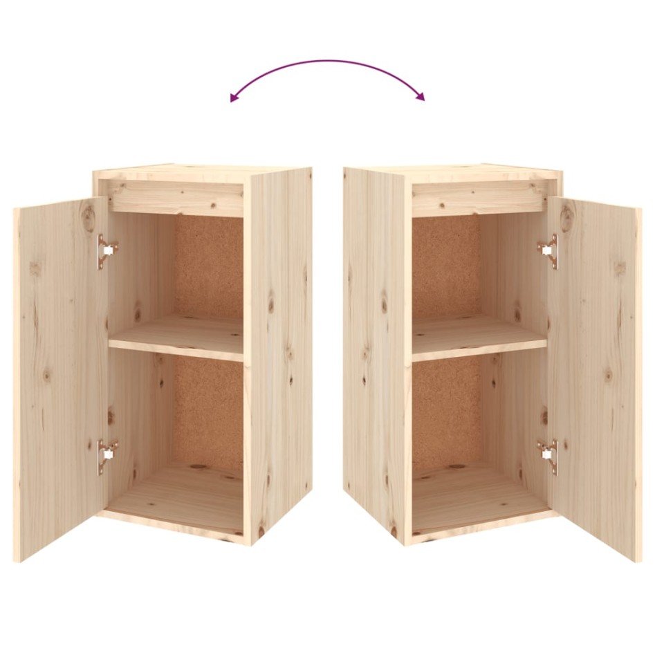 Muebles para TV 5 piezas madera maciza de