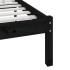 Estructura de cama madera maciza de pino negro 75x190