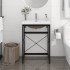 Estructura de baño con lavabo incorporado hierro