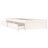 Estructura de cama con cajones blanco 100x200