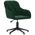 Sillas de comedor giratorias 2 unidades terciopelo verde