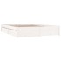 Estructura de cama con cajones blanco 150x200