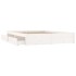 Estructura de cama con cajones blanco 150x200