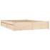 Estructura de cama con cajones 200x200