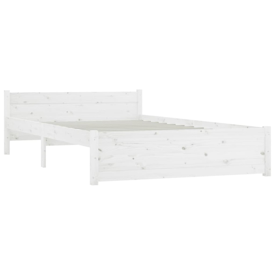 Estructura de cama con cajones blanco 150x200