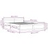 Estructura de cama con cajones 140x200