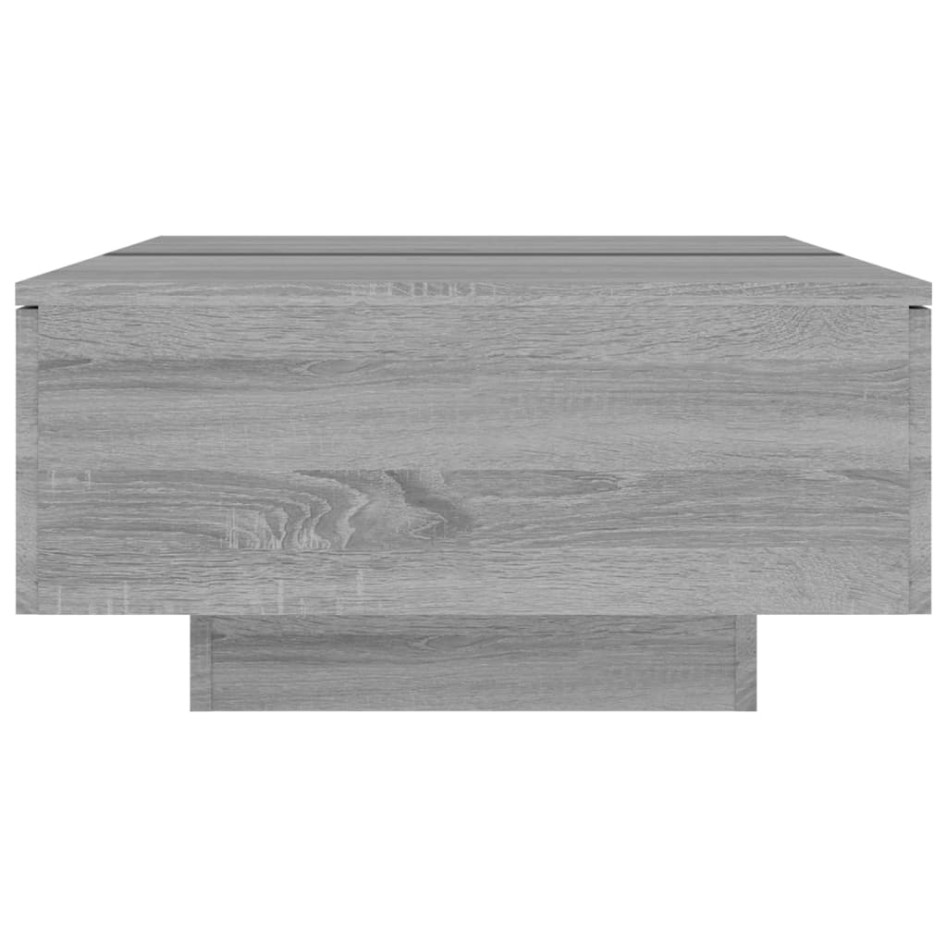 Mesa de centro madera contrachapada gris Sonoma 90x60x31