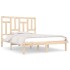 Estructura de cama madera maciza de pino 140x190