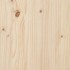 Estructura de cama doble sin colchón madera maciza 135x190