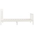 Estructura de cama sin colchón madera de pino blanco 100x200