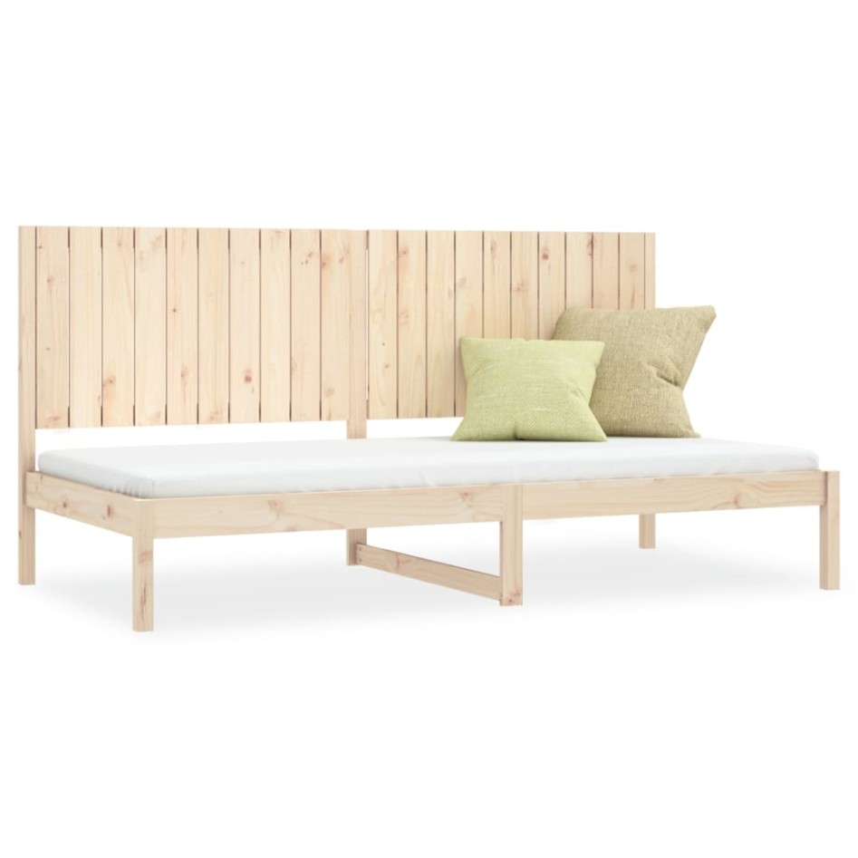 Sofá cama sin colchón madera maciza de pino 90x200
