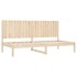Sofá cama sin colchón madera maciza de pino 90x200