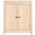 Aparador 2 uds de madera maciza de pino 70x35x80