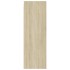 Set de muebles para TV 4 pzas madera contrachapada roble