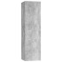 Set de muebles de TV 4 pzas madera contrachapada gris