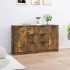 Aparadores 2 uds madera contrachapada roble ahumado 60x30x70