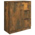 Aparadores 2 uds madera contrachapada roble ahumado 60x30x70