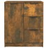 Aparadores 2 uds madera contrachapada roble ahumado 60x30x70