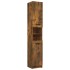 Set muebles de baño 5 piezas madera contrachapada roble