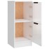 Aparadores 3 uds madera contrachapada blanco