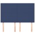 Cabeceros 4 unidades tela azul 72x5x78/88