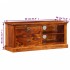 Mueble para TV de madera maciza de sheesham 90x30x40