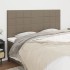 Cabeceros 4 unidades de tela gris taupe 90x5x78/88