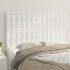 Cabeceros 4 unidades cuero sintético blanco 72x5x78/88