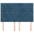 Cabeceros 4 unidades terciopelo azul oscuro 72x5x78/88