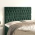 Cabeceros 4 unidades de terciopelo verde oscuro 72x7x78/88