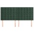 Cabeceros 4 unidades de terciopelo verde oscuro 80x5x78/88