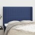 Cabecero con orejas de tela azul 147x16x118/128