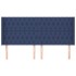 Cabecero con orejas de tela azul 203x16x118/128