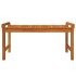 Set de muebles para jardín 3 piezas con cojines madera