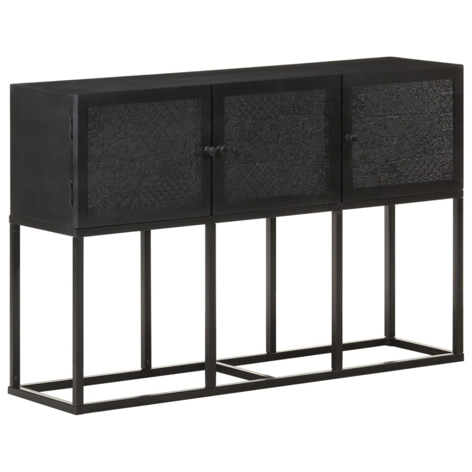 Aparador de madera maciza de mango 115x30x76