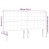 Cabecero con luces LED terciopelo rosa 180x5x118/128