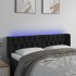 Cabecero con LED de terciopelo negro 163x16x78/88