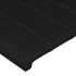 Cabecero con LED de tela negro 147x16x118/128