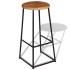 Taburetes de barra de cocina 2 unidades madera maciza de