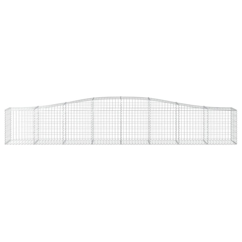 Cesta de gaviones forma arco hierro galvanizado 400x50x60/80