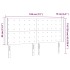 Cabecero con LED de terciopelo gris claro 183x16x118/128